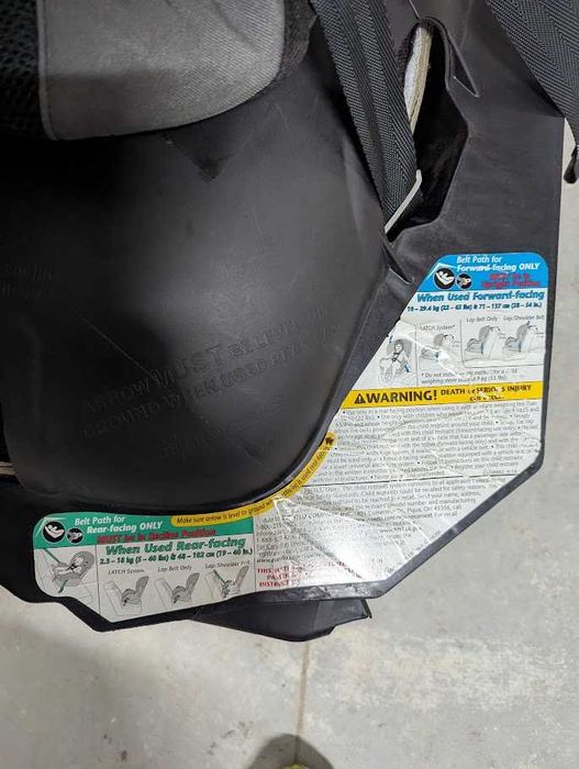 Автокрісло з ISOFIX  від 2.3кг до 29 кг