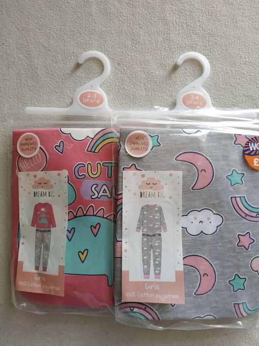 Пижама для девочки 2-3 года, 3-4 года