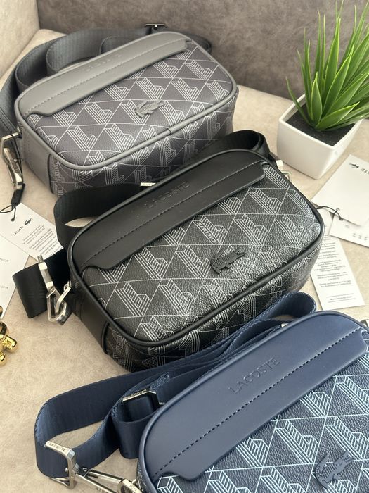Сумка Lacoste Monogram | Crossbody Bag | мессенджер | лакоста лакосте