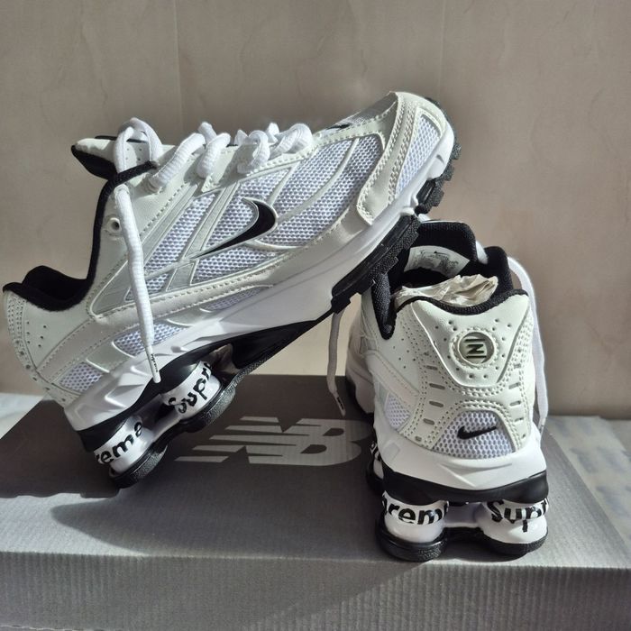 Кросівки Nike Shox Ride 2 SP x Supreme White Black , Найк Шокс