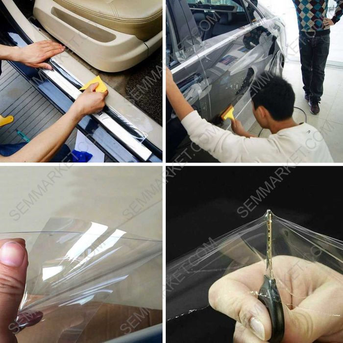 Авто пленка Annhao бронепленка от 1м защитная прозрачная ударостойкая