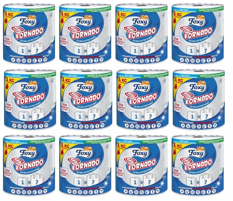 Ręcznik papierowy foxy tornado - 12 szt.
