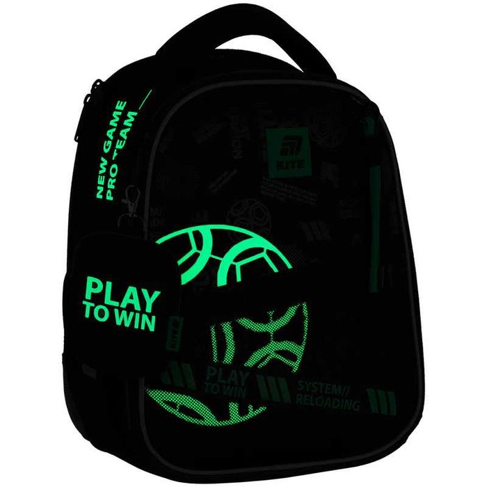 New 2025. Рюкзак шкільний каркасний Kite Play&Win для хлопця в 1-4клас