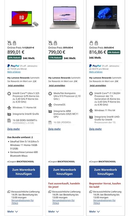 ноутбук леново под заказ у ООО поставщика