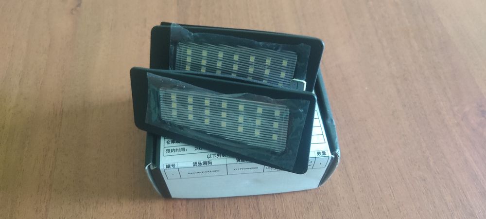 Набори Led підсвічування номера Renault#Toyota#Subaru#Mitsubishi