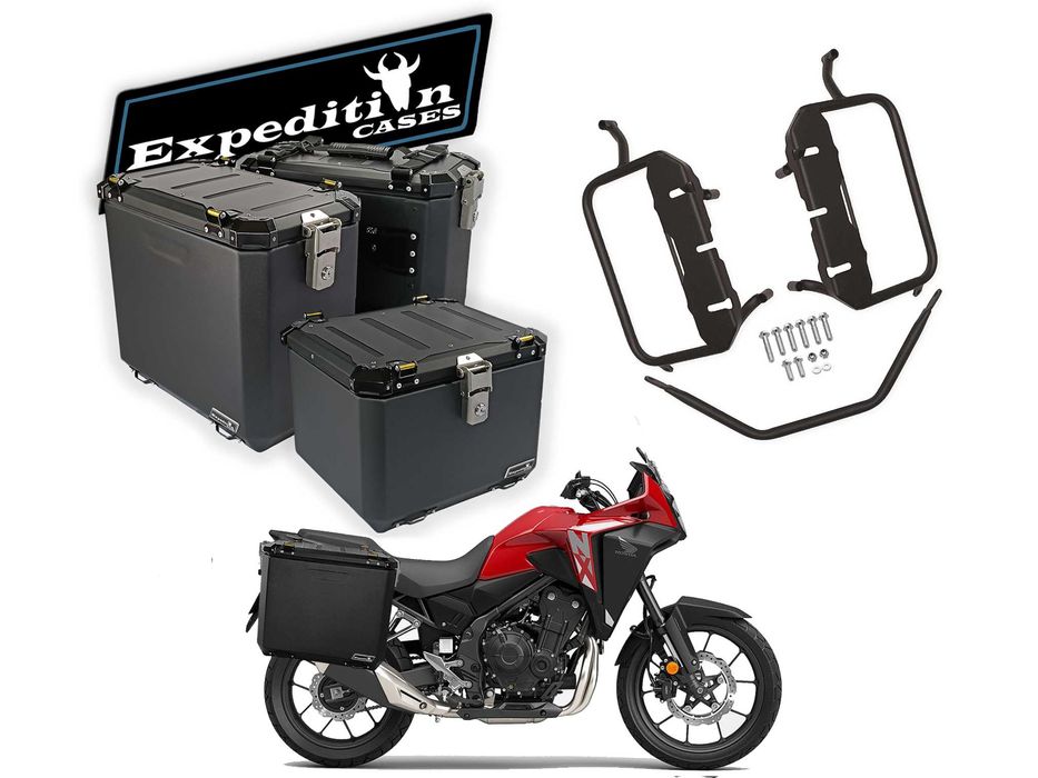 PROMOCJA ! Honda Cb 500 X / NX 500 Kufry aluminiowe DODATKI !