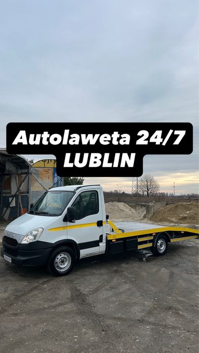 24/7 autolaweta, pomoc drogowa, transport aut i maszyn, holowanie 24/7