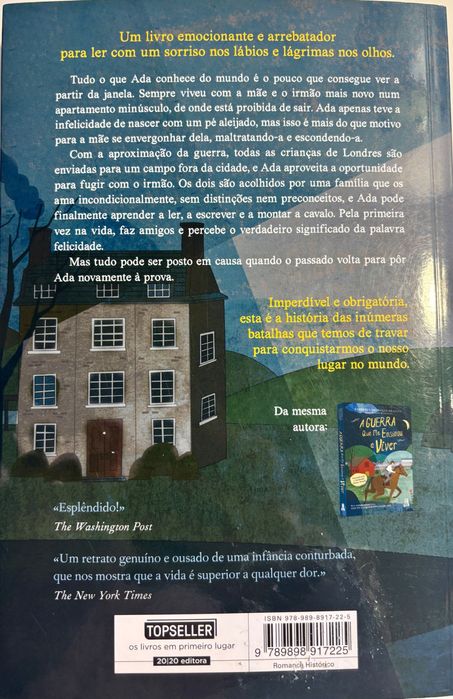 Livro A Guerra que Salvou a minha vida
