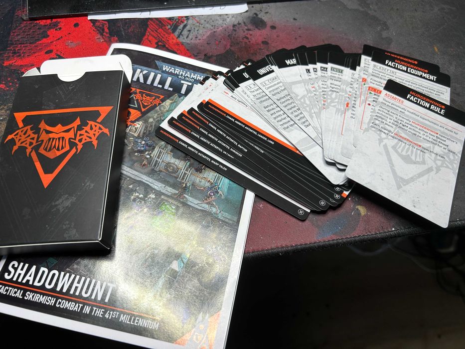 Warhammer Kill Team Datacards : Murderwings - karty frakcyjne