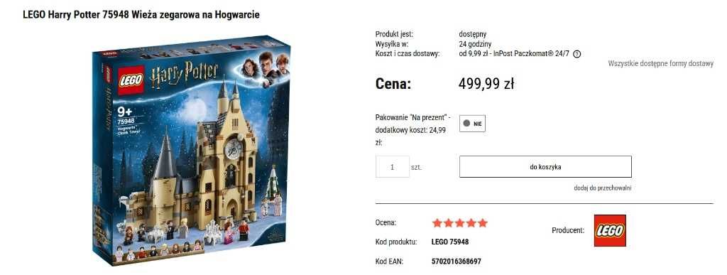Lego 75948 cena sales