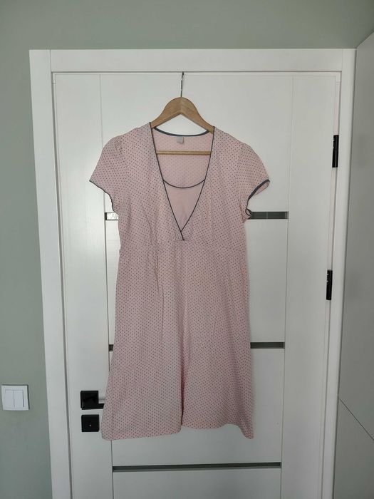 Koszula porodowa ciążowa do karmienia dziecka w ciąży szpitala nocna Italian Fashion M