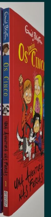 Livro "Os mini cinco" - n.° 1 Uma Aventura nas Férias