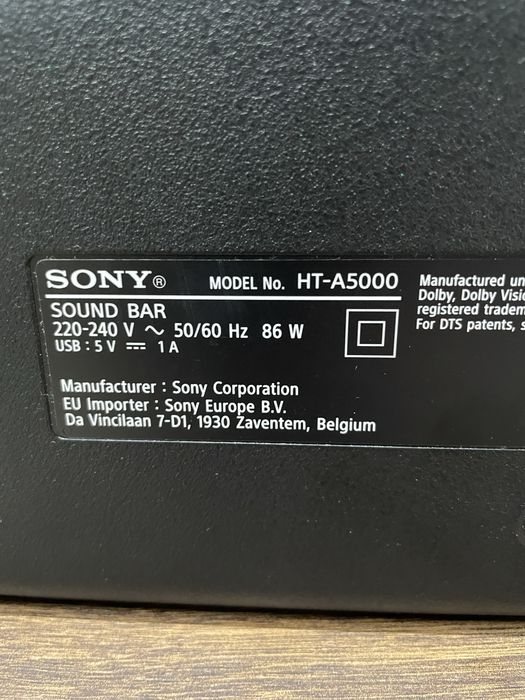 Sony HT-A5000. Саундбар / Новий.