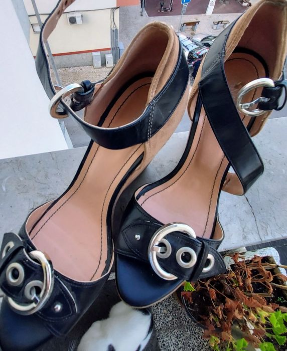 Sapatos Altos cunha Lanidor