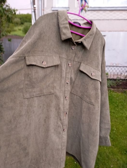 Жіноча вельветова сорочка