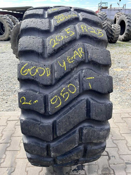 1x 20.5R25 GoodYear TL 3A+ **