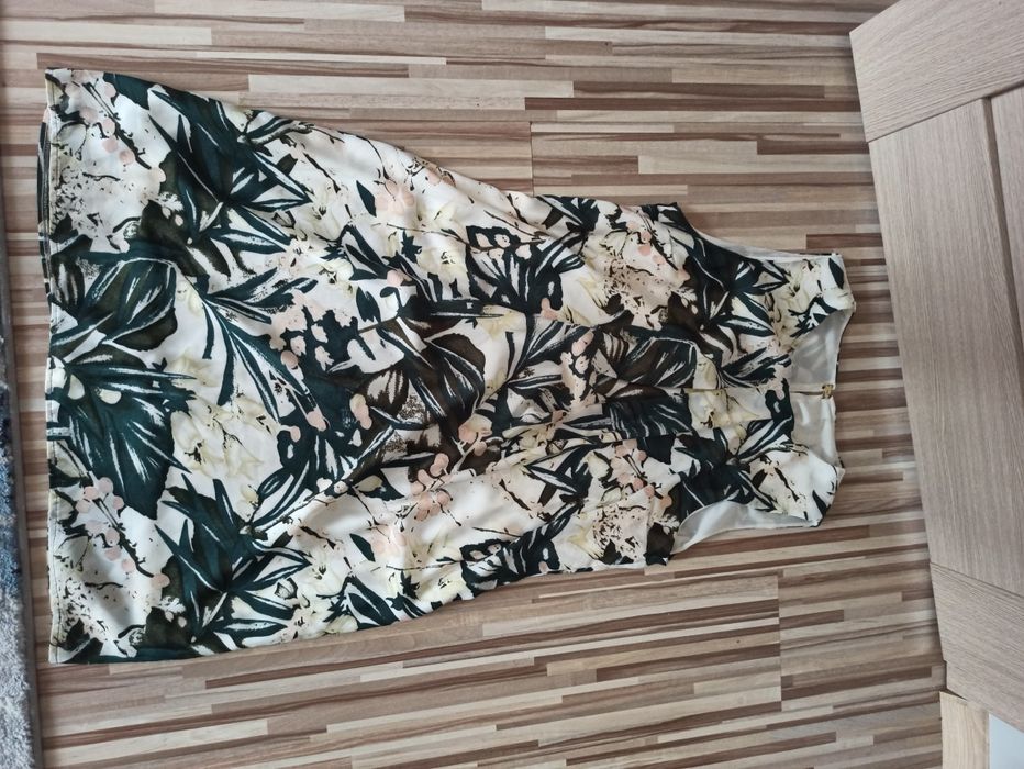 Letnia damska sukienka, sukienka na ramiona, zwiewna sukienka letnia