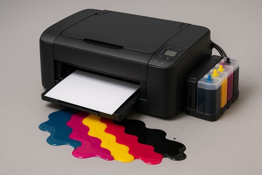 Чистка абсорбера и сброс счетчиков струйного принтера