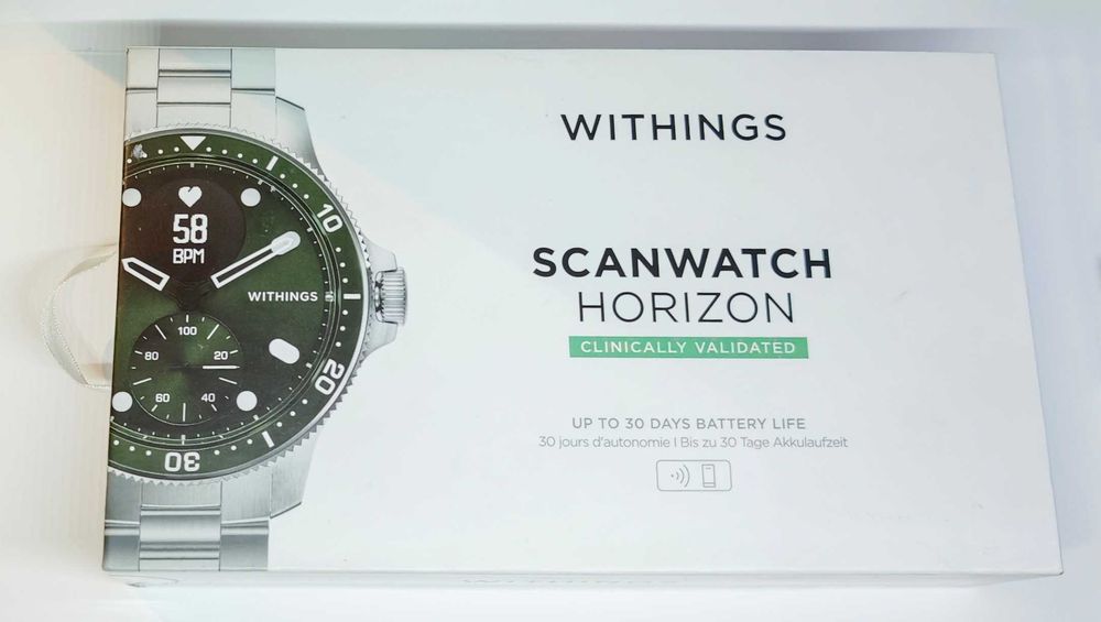 Withings Scanwatch Horizon - smartwatch o klasycznym wyglądzie