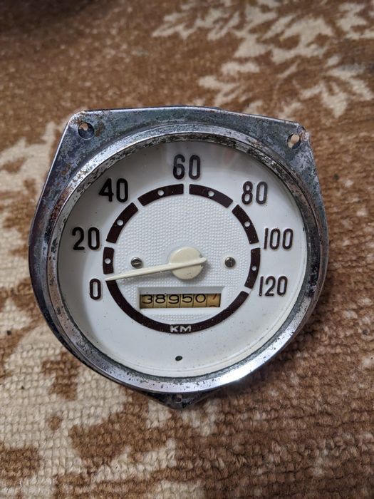 Новый датчик бензина и масла к Москвич 400-401. Спидометр СП18Б.