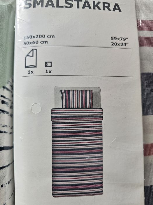 Roupa de cama, Nova, nunca foi usada. Ikea Solteiro.