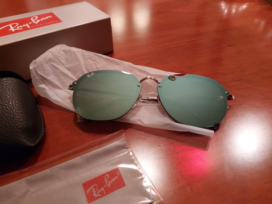 Novos Ray Ban blaze hexagonal RB3579N