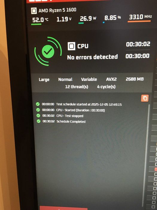 Komputer Ryzen 5 1600 , b450 Aorus elitę , 8 ram, ssdd