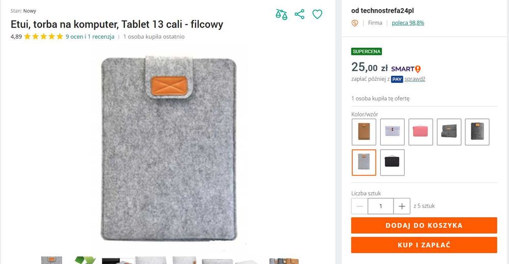 2 nowe etui na tablet 13 calowy