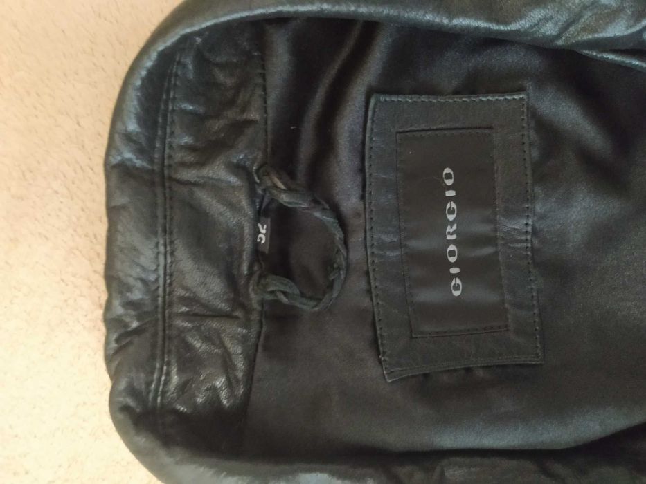 Продам кожаный мужской пиджак