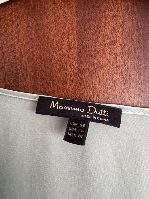 Blusa verde Massimo Dutti