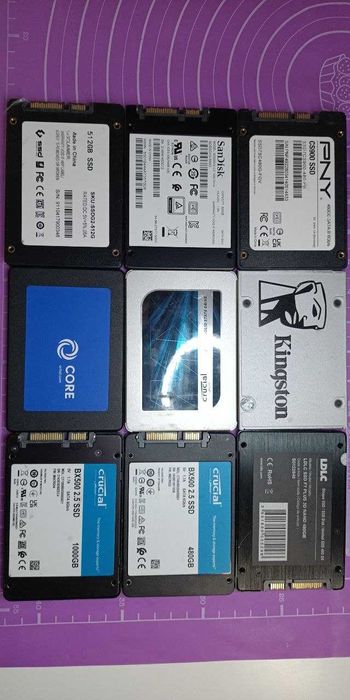 Скоростные-Швидкісні M.2 NVME - M2-SATA - SSD 2,5"SATAIII - 256-480-500-512GB - 1TB - 2ТБ.