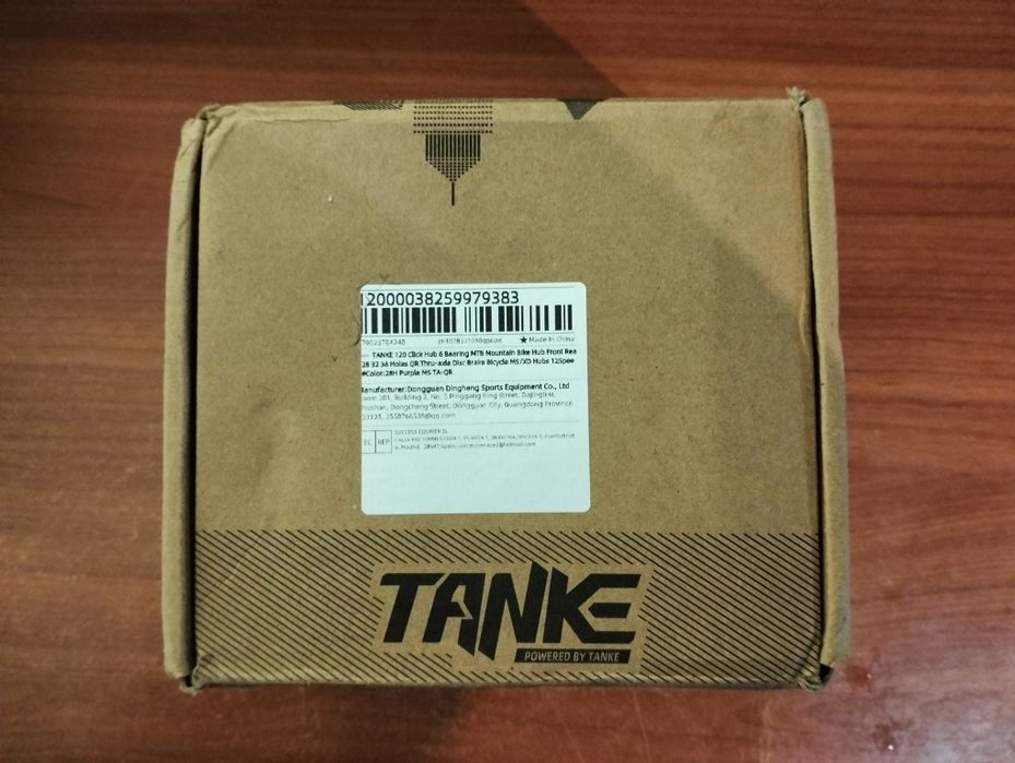 Cubos de bicicleta Tanke TH390 na cor roxa