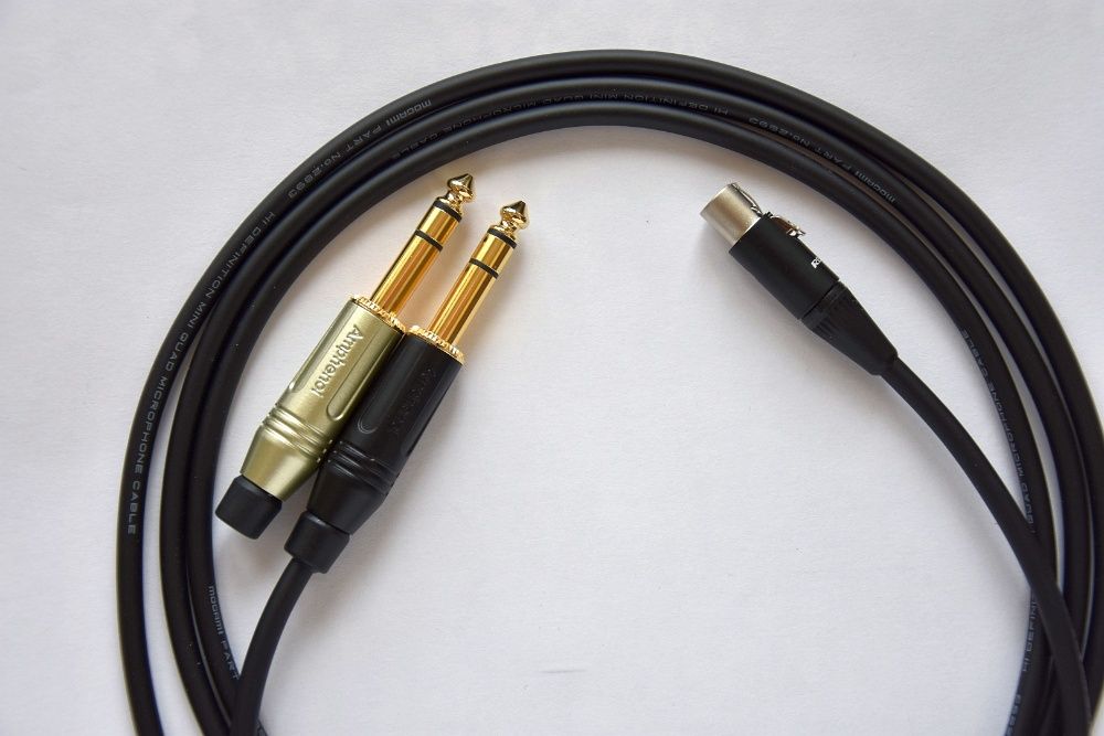 Kabel do słuchawek mini XLR jack AKG MOGAMI 120/150/180 cm