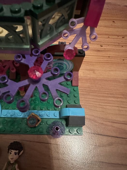 Lego elves 41075 drzewo elfów kryjówka USZKODZONE LIŚCIE
