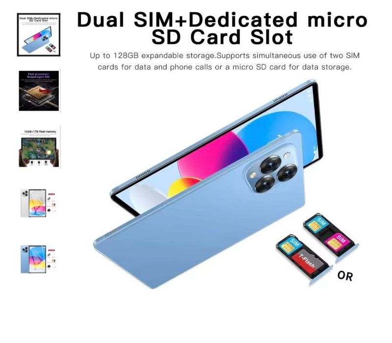 2025 НОВЫЙ планшет Pad 15 Pro Android 14 22 ГБ + 2 Терабайта