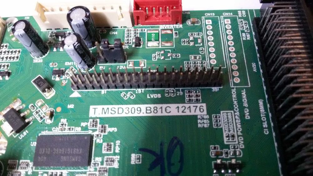 t.msd309.b81c 12176 painel v500hj1-le8 rohs tv bush50-211f
