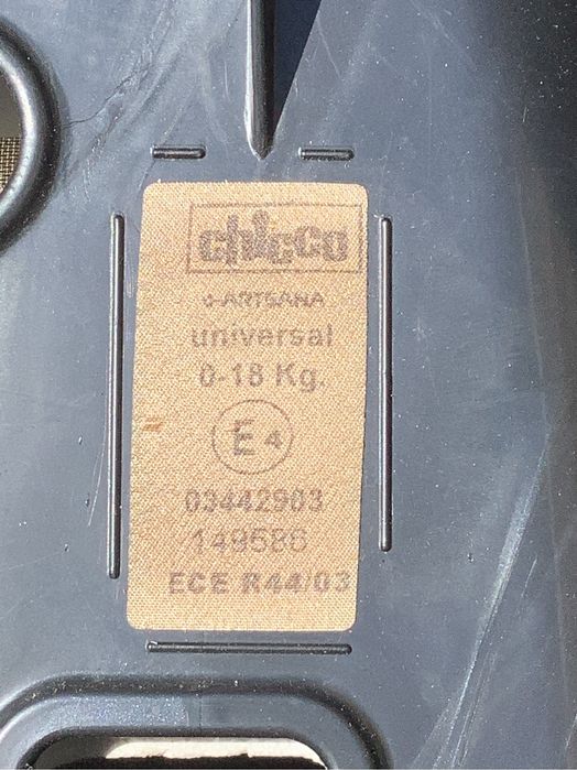 Cadeira auto E4 da Chicco