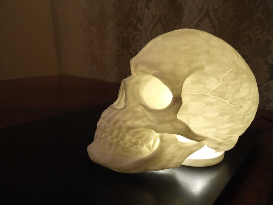 Світильник нічник Minecraft, череп, баранчик