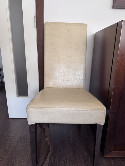 Mesa Madeira Extensivel 240cm e cadeiras