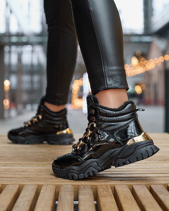 36 37 38 sneakersy 39 40 41 śniegowce sportowe lakierowane platforma