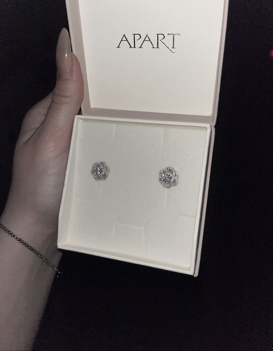 Сережки срібні Apart