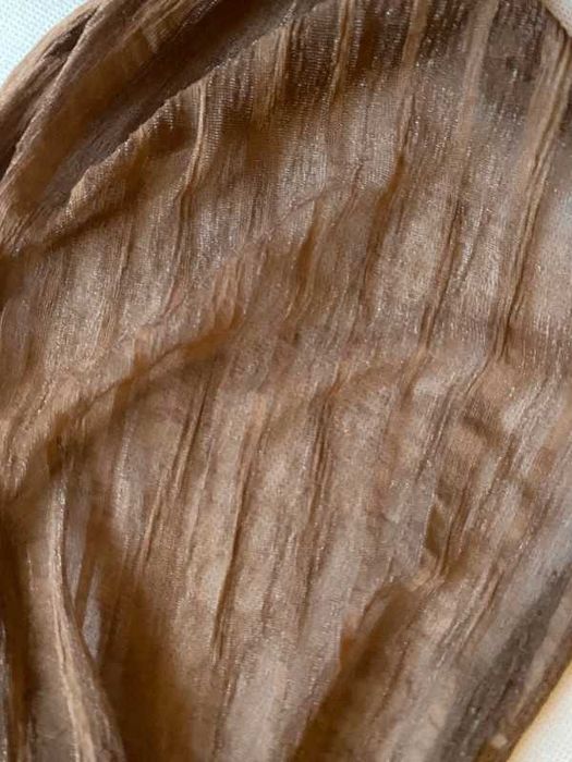 Chusta komin brązowy y2k 00s