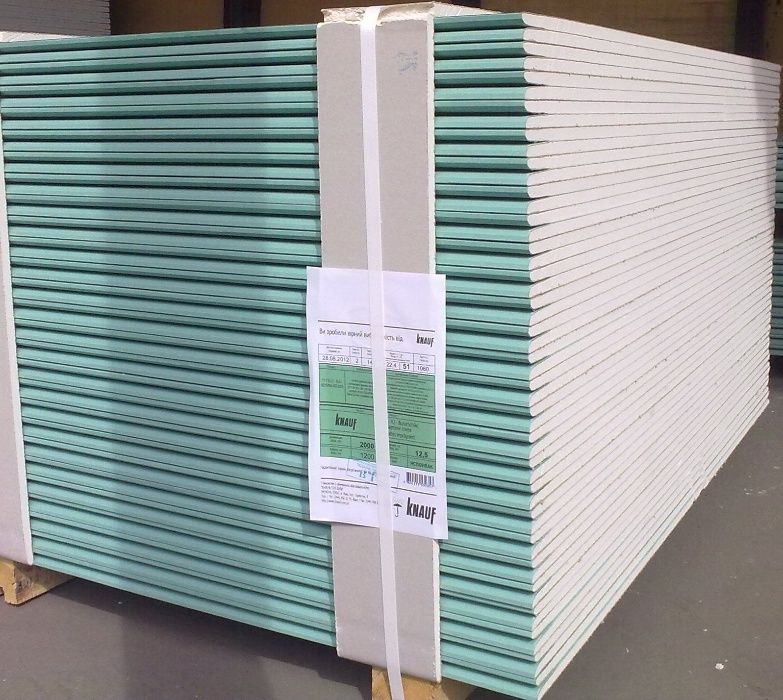 Гипсокартон Knauf -354 грн/лист!