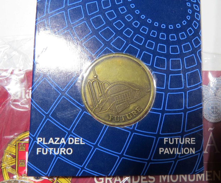 Conjunto Moedalhas 4 Medalhas Alvaro Velho 1997 ( 4 metais ) + Sevilha 92 + 2x Monumentos Port.