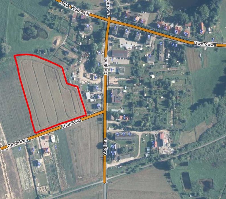 Działki budowlane w Trzcińsku-Zdroju przy ulicy Chabrowej - Widok 2