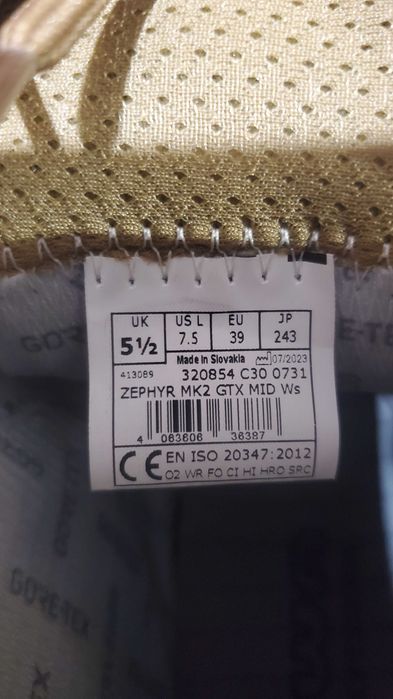 Ботинки женские Lowa Zephyr mk2 GTX MID WS Coyote Op Оригинал 36 38 39