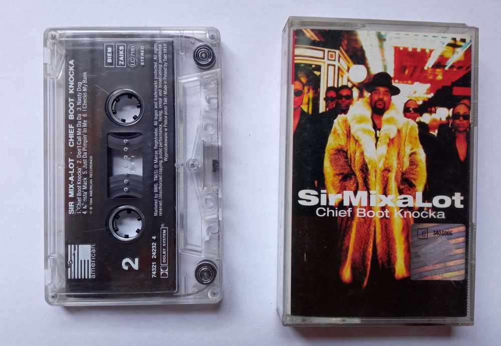 Sir Mix-A-Lot - Chief Boot Knocka Kaseta Magnetofonowa Klasyk West Coast Rap