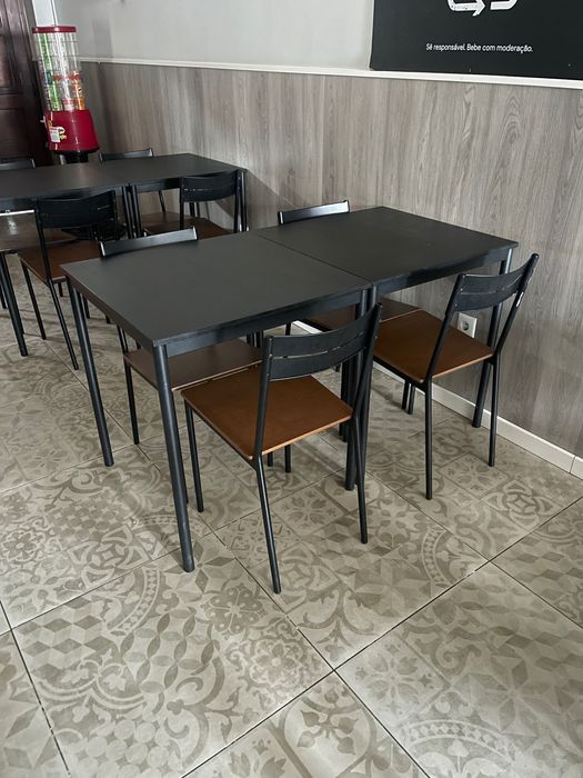 Conjunto mesas e cadeiras ikea