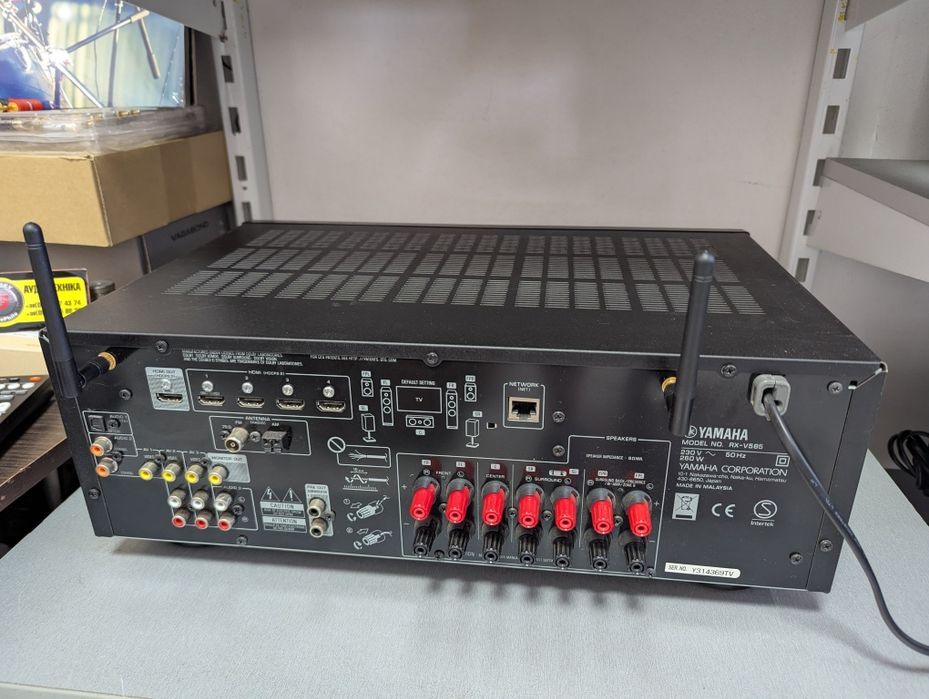 Р-в!7.2 AV-ресивер Yamaha RX-V585. Dolby Atmos, DTS:X, Wi-Fi, BT, 4K