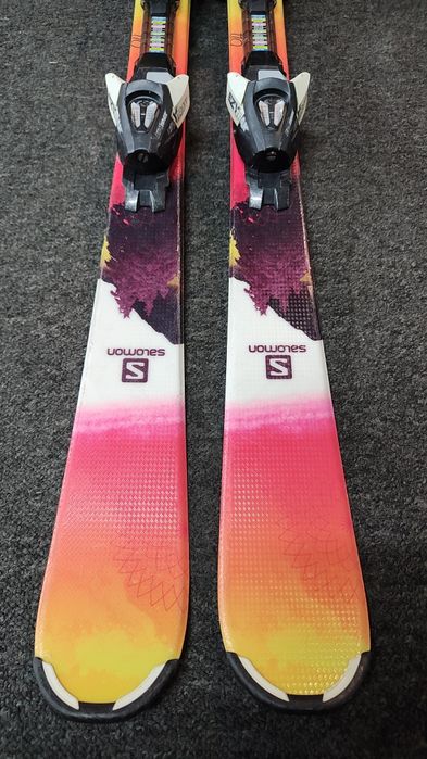 JUNIOR Narty 110 cm SALOMON LUX JR zjazdowe